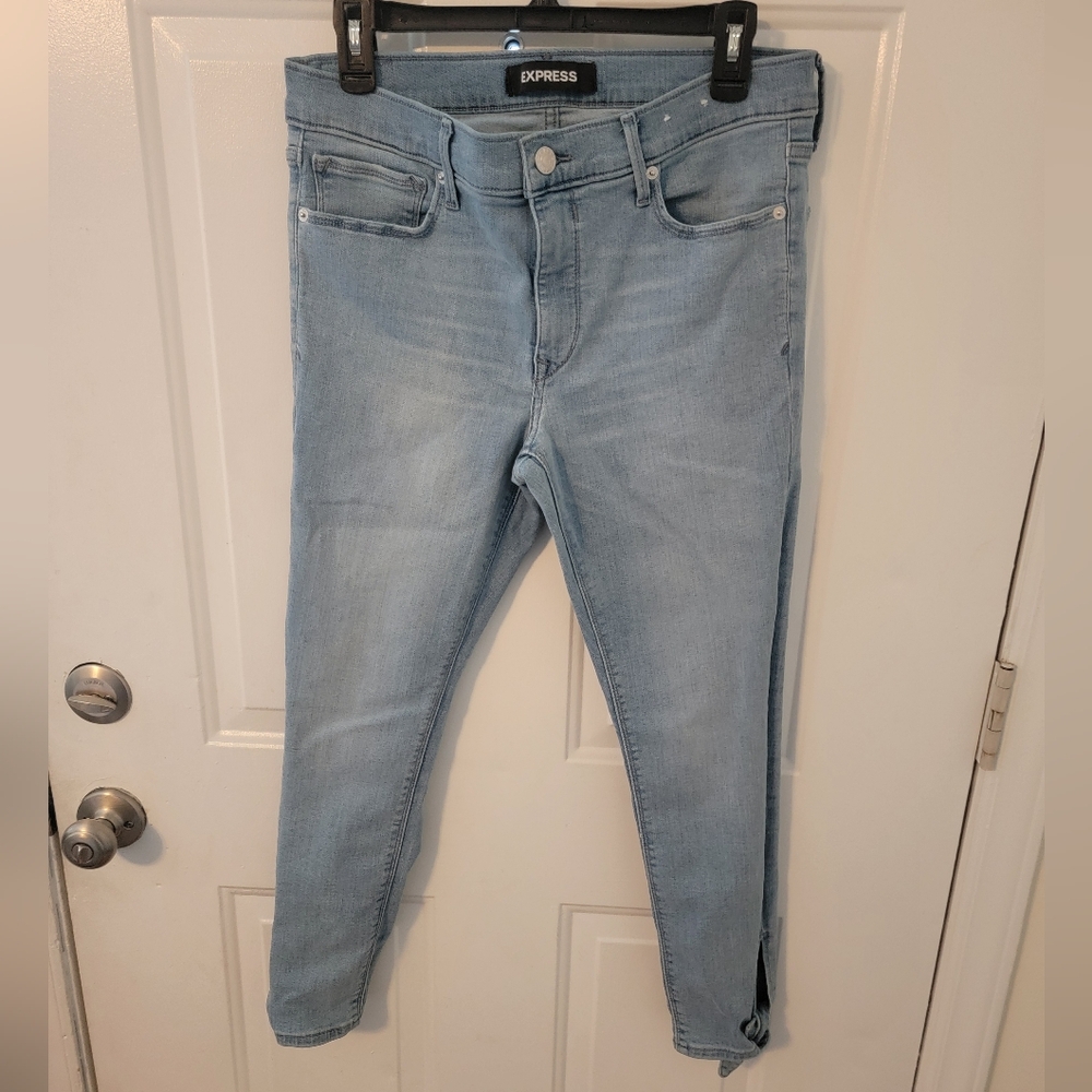 Express light was with tie ankle accent size 10